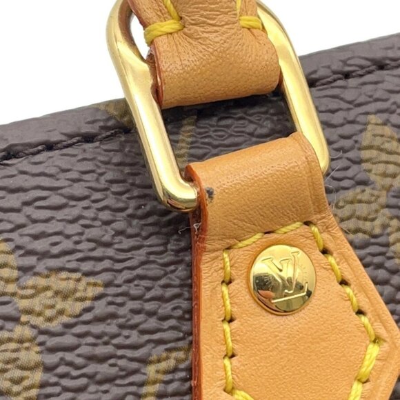 LOUIS VUITTON Petit Sac Plat Monogram Brown M81295 - Picture 7 of 16